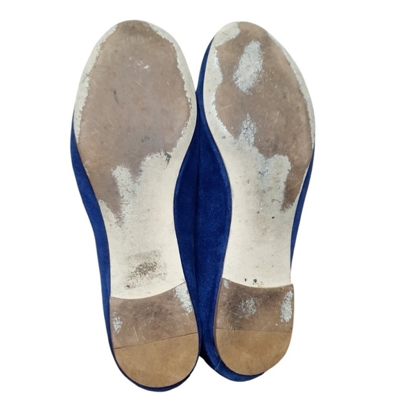 Strenesse Women's Blue Suede flats Size EU 38/ US 7.5 - Picture 6 of 10